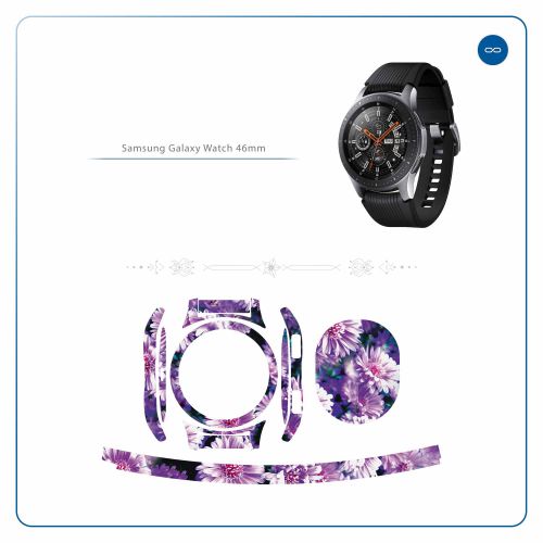 Samsung_Galaxy Watch 46mm_Purple_Flower_2